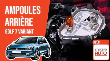 Comment changer une ampoule de feu arrière droit sur une Golf 7 ?