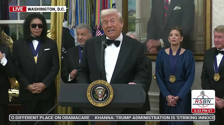 WATCH: President Trump presents medallions to this year’s Kennedy Center Honors recipients