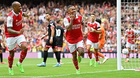 🔥Hat-trick of Gabriel Jesus against Seville | Emirates Cup