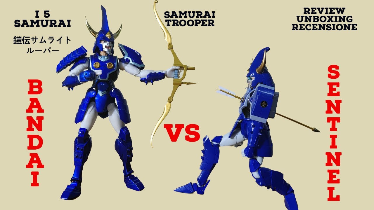 I Cinque Samurai Kimo Del Cielo Bandai Vs Sentinel Samurai Trooper  鎧伝サムライトルーパー 羽柴当麻 Touma Hashiba 