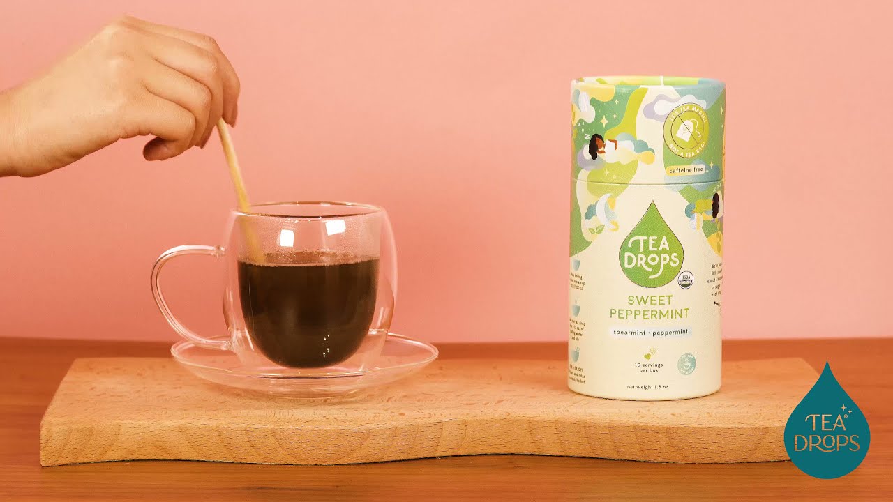 Sweet Peppermint Tea from Tea Drops YouTube