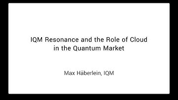 Munich Quantum Software Forum 2024: Talk by Max Häberlein (IQM)