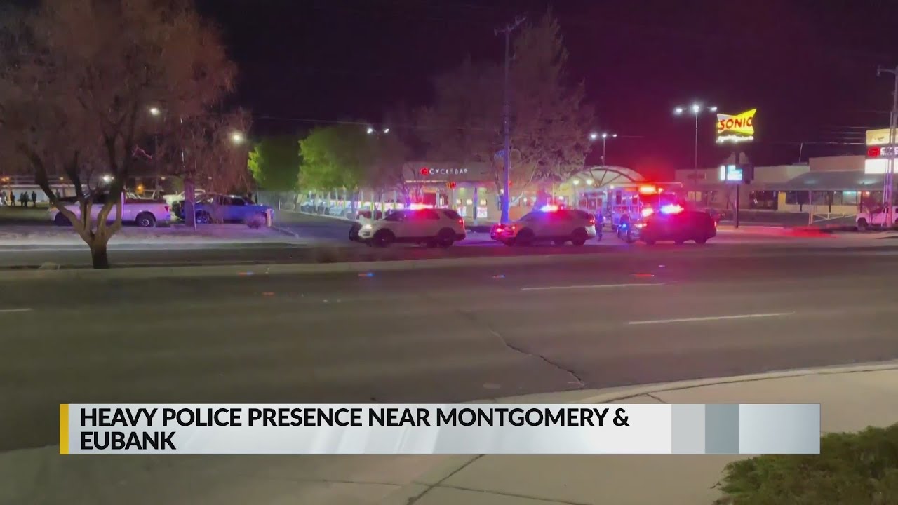 Heavy police presence near Eubank and Montgomery YouTube