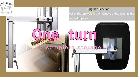 Upgrade 360° Swiveling Folding Table Leg – Removable for Trucks, Campers & Pontoon Trailers!#vanl