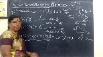 11th B Maths [Part-196-1] Ex-4.4-7,8 Trigonometry Gomathidharmarajan