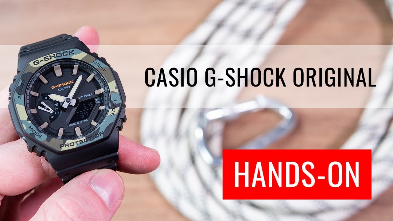 Watch Casio G-Shock Original GA-2100-2AER Carbon Core Guard (CasiOak)