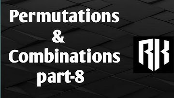 BRING (rank problem) Permutations  &  Combinations  - Part-8
