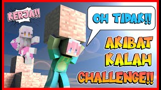 KETIKA ATUN KALAH CHALLENGE DENGAN MOMON !! DISURUH KERJA PAKSA !! Feat @sapipurba Minecraft RolePlay screenshot 3