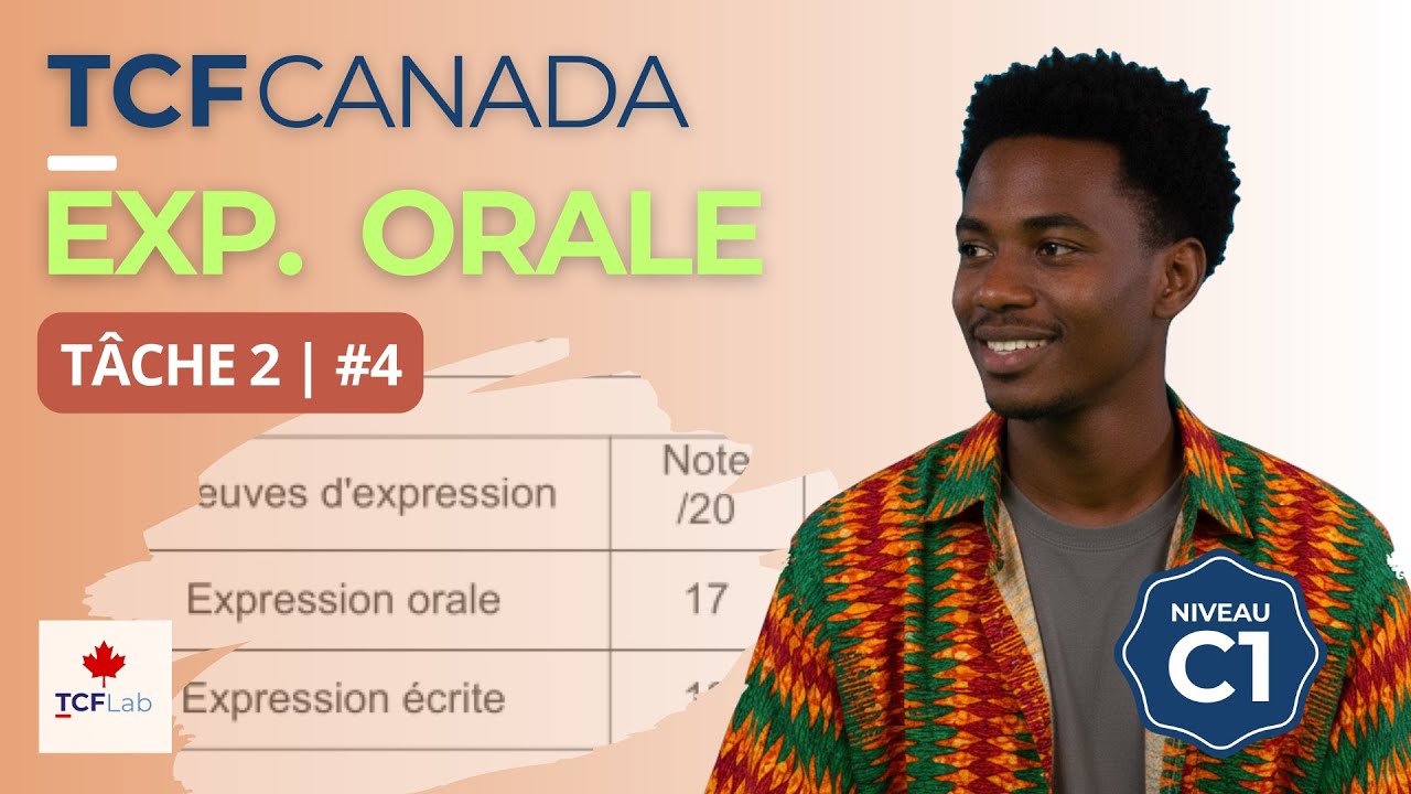 TCF | Simulation Expression Orale Tâche 2 (Niveau C1) | #4 Nouveaux liens sociaux