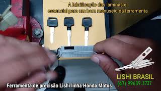 Lishi 2in1 Linha Honda Motos, Ferramenta de precisão