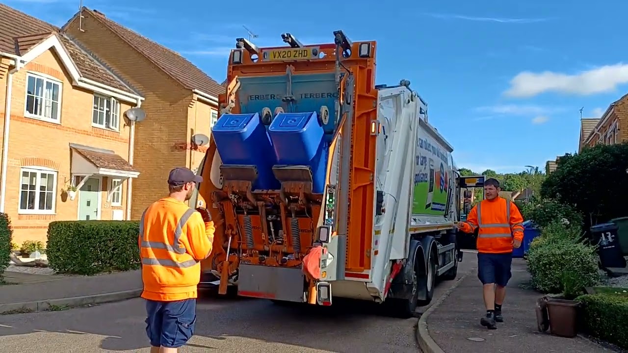 Dennis Elite 6 Olympus Bin Lorry on Mixed Recycling, ZHD YouTube