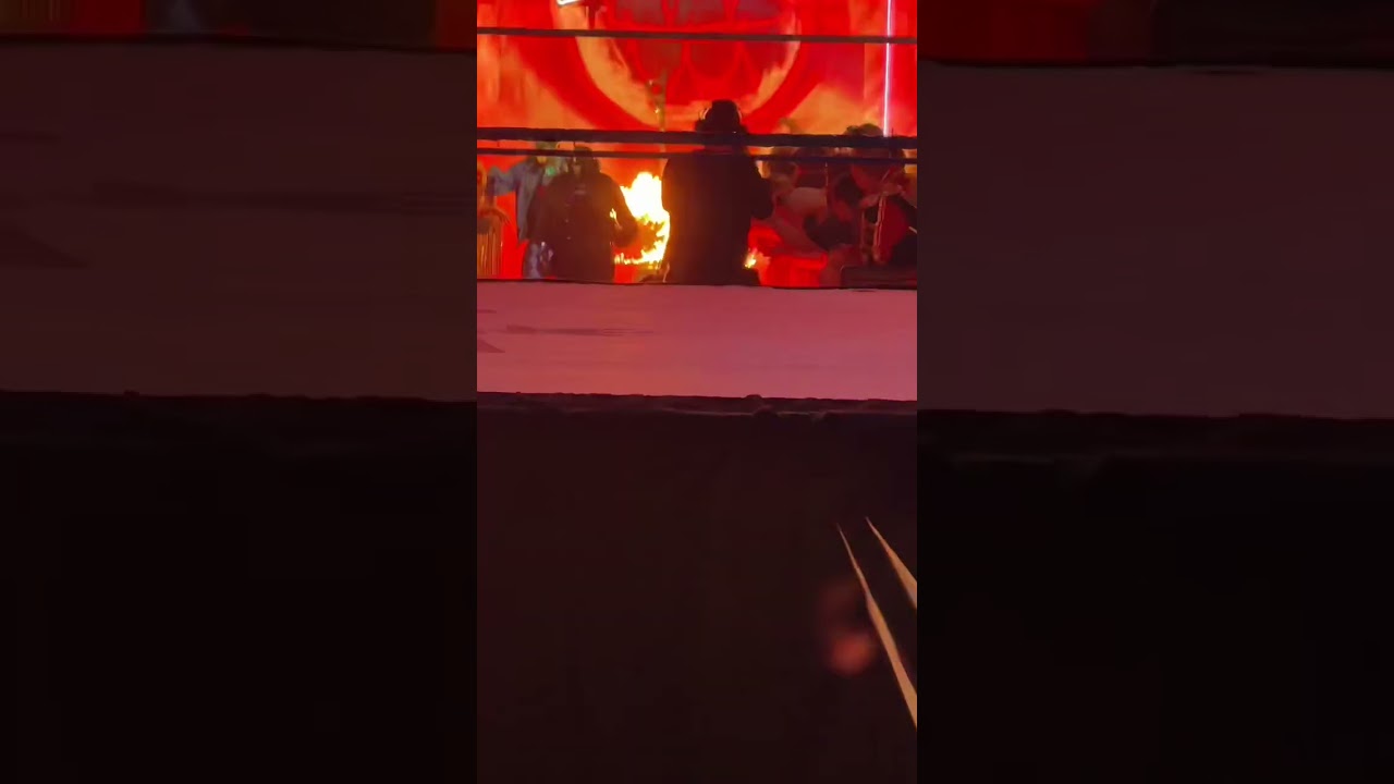 Penta entrance at Saturday Night Main Event