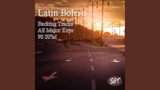 Latin Bolero Guitar Backing Track in Bb Major, 90 BPM, Vol. 1
