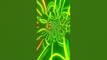 #Short #Abstract Background Video 4k Green Orange Gradient Metallic Tunnel VJ #LOOP NEON  #ASMR