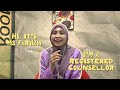 Connect with your Counsellor | Ms Farhah Afifah Binti Zulkiflee