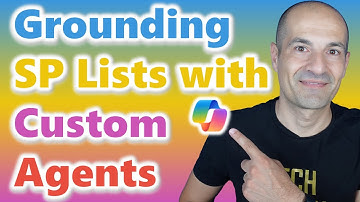 How to build custom Copilot agents grounding SharePoint lists