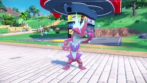 Shiny Toxel + Shiny Toxtricity Evolution - Mass Outbreak | Pokemon Scarlet And Violet