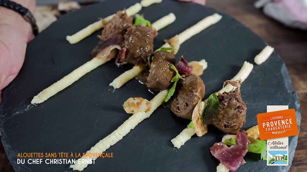 Alouettes sans tête Provencales Provence Charcuterie Vidéo dressage