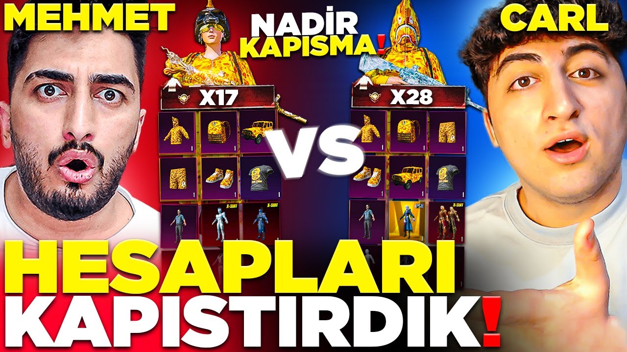 CARL İLE ÇARKTAN ÇIKAN NADİR HESAPLARIMIZI KAPIŞTIRDIK! (OYUNUN EN NADİR ÇARKI) | PUBG Mobile