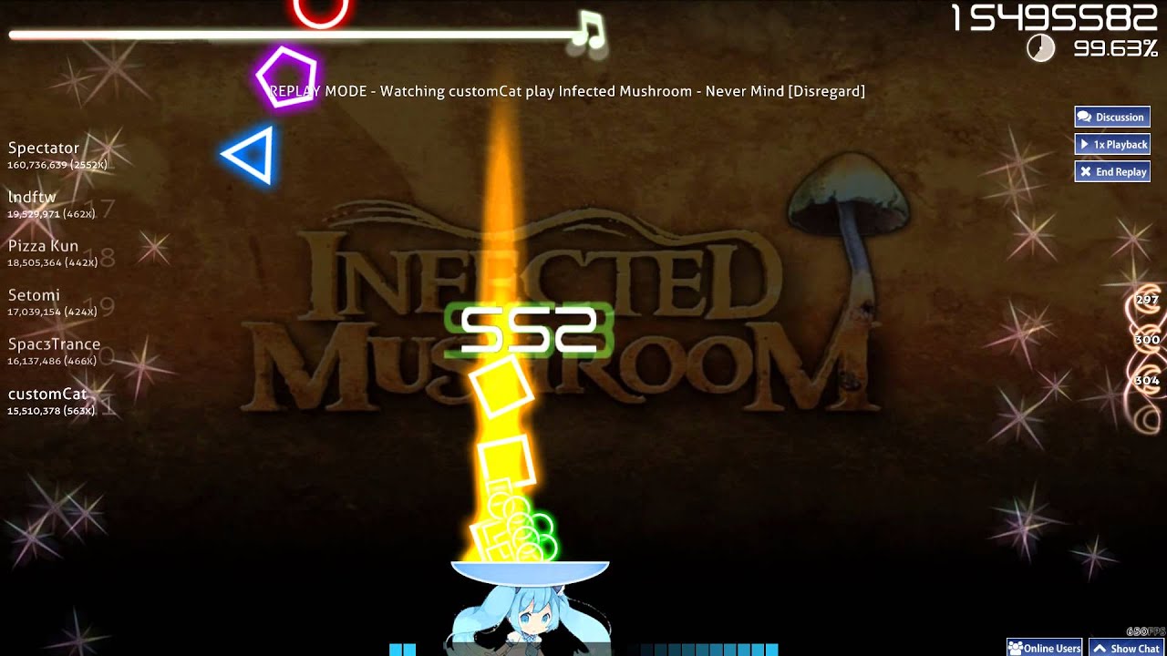 [osu! catch the beat] Infected Mushroom - Never Mind - YouTube