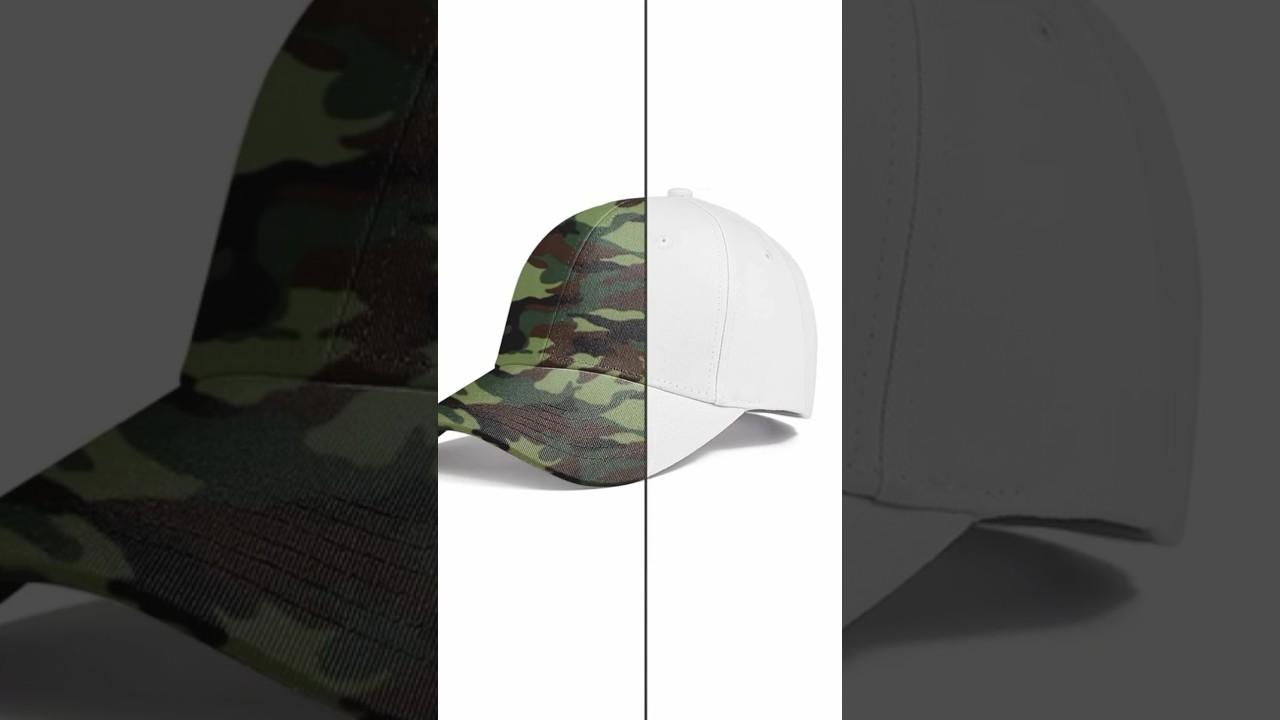 Design Realistic Cap Mockups in Photoshop 2025 🧢💥 — No 3D Needed! 