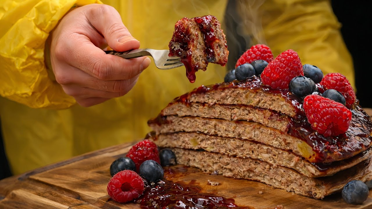 Ультрамягкие блинчики с высоким содержанием белка | Завтрак с 45 г белка (без сахара)