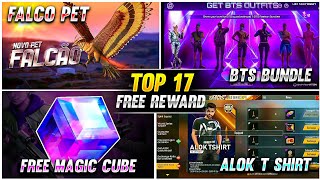 Top 17 Free Rewards Of Free Fire Battleground | Garena Free free #02