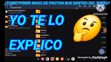 ¿COMO PONER MODS DE PROTON BUS DENTRO DEL JUEGO?
