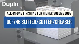 All-in-One Digital Print Finishing | Duplo DC-746 – Xerox