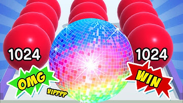 Ball Run 2048 - All Levels Gameplay Android, iOS 🎱🏀 NEW UPDATE