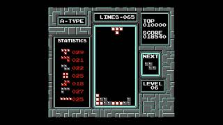 Tetris (NES): A-Type: 100 Line Game