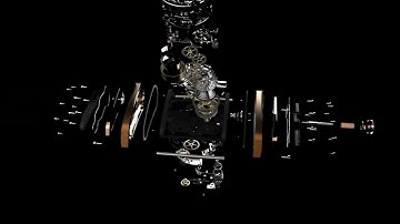 Cabestan - Triple Axis Tourbillon (Exploded Movement View)