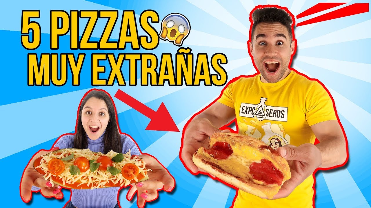 PONEMOS A PRUEBA 5 PIZZAS EXTRAÑAS QUE PUEDES HACER EN CASA