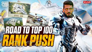 RANK PUSH ROAD TO TOP 100 || Tactron live || PUBGMOBILE LIVE