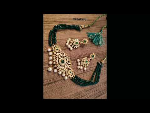 Good quality pearls choker jewelry
