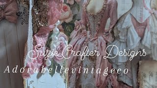 Marie Antoinette style craft! @suziecrafterdesigns