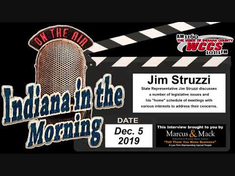 Indiana in the Morning Interview: Jim Struzzi (12-5-19)