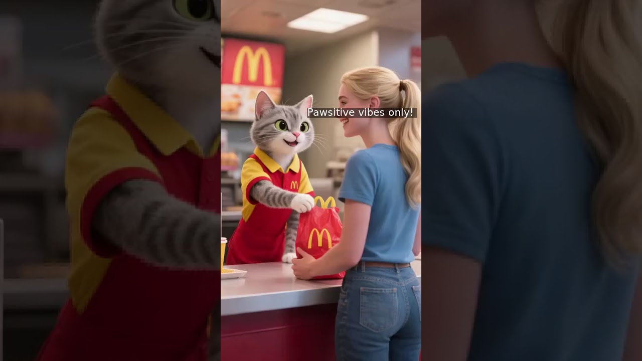 cat sale  pizza and burger shop 