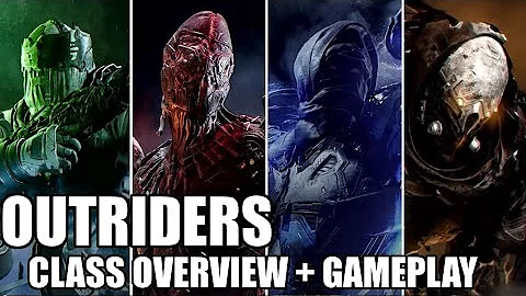 Outriders - ALL CLASSES - Overview + Gameplay (Spec, abilities, passives)