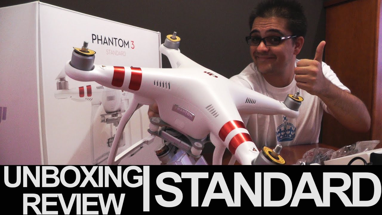 DJI PHANTOM 3 STANDARD - Unboxing y Review Español - YouTube