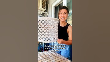 Stiffening your crocheted / knitted product - quick guide #handmade #crochet #knitting #diy #craft