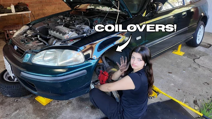 Installing Coilovers on an EK Civic!
