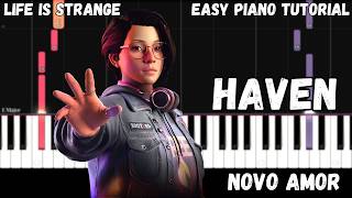 Novo Amor - Haven - Life Is Strange: True Colors (Easy Piano Tutorial)