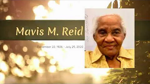 Funeral Service for Mavis Merle Reid, August 28, 2...