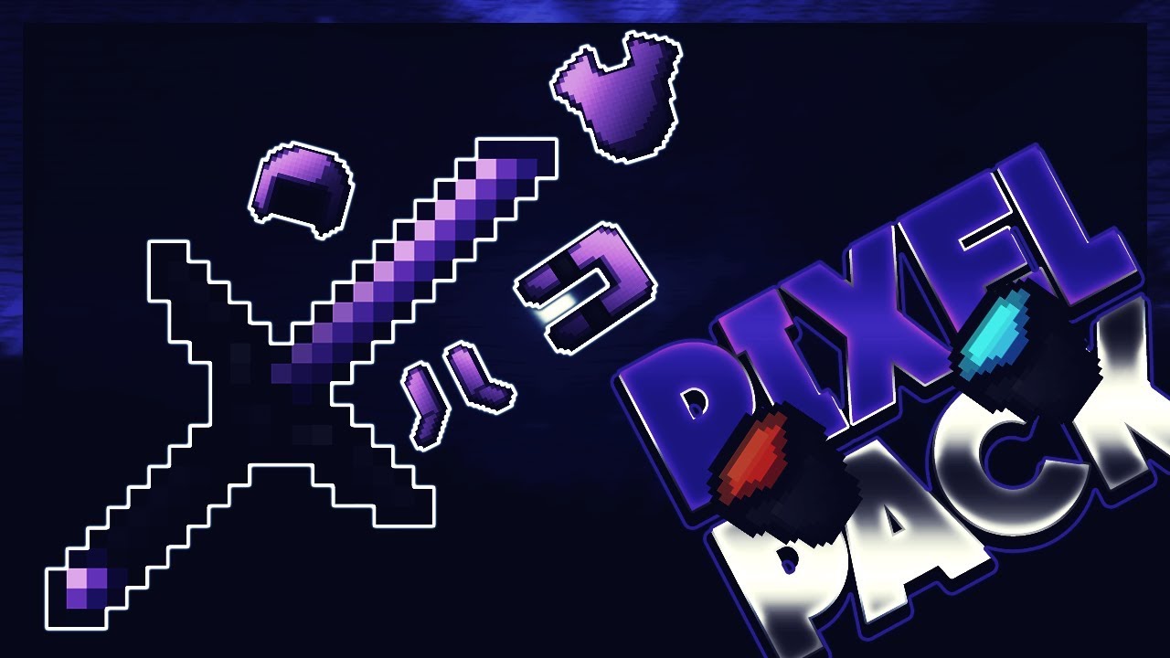 👽 Minecraft PvP Texture Pack - PIXEL AMETHYST PACK ! FPS - 👽 [1.7/1.8 ...