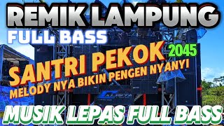REMIK LAMPUNG MELODY SANTRI PEKOK TERBARU || MUSIK LEPAS FULL BASS