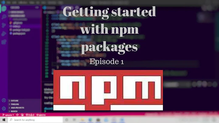 Getting started with npm packages! EP-1