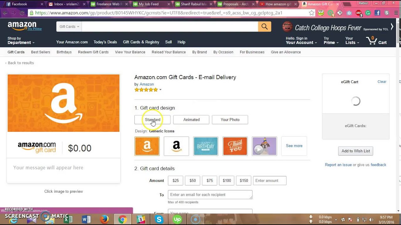 How To Buy Amazon Gift Card YouTube