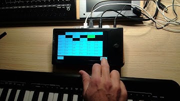 Noodling and sneak peek at new UI on Teensy synth