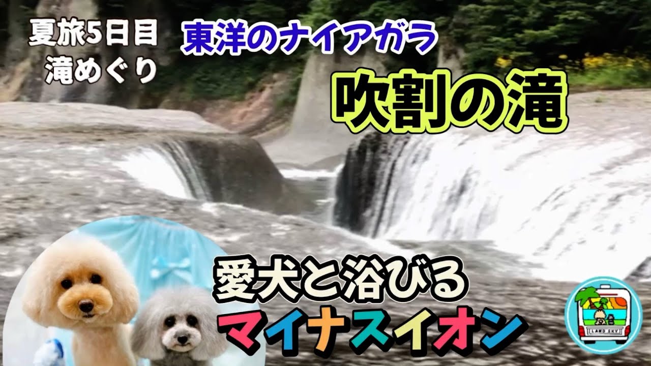 【ワンコとキャンピングカー旅 滝巡りマイナスイオンたっぷりパワースポット/栃木県 竜頭の滝・吹割の滝】
